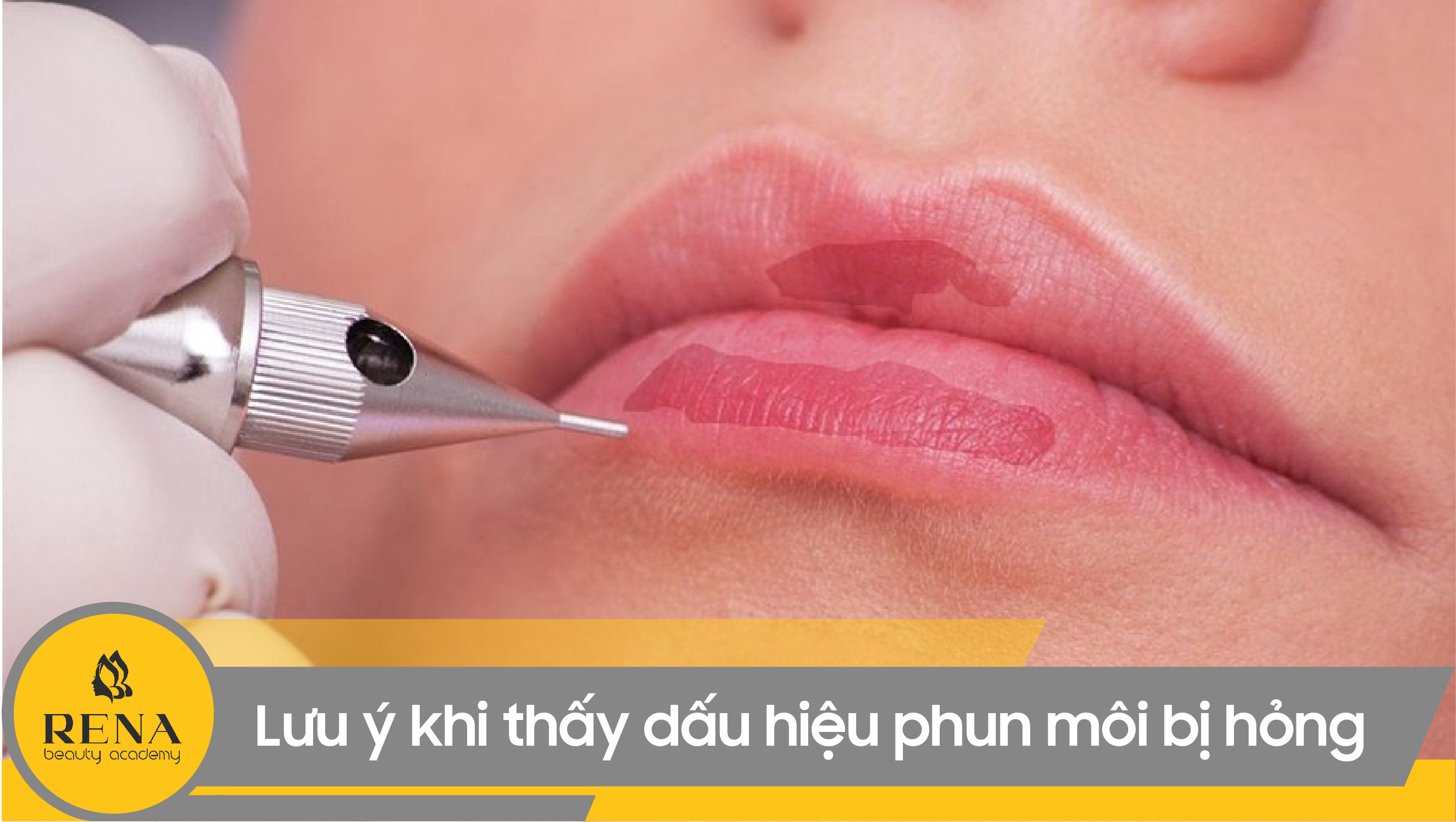 Lưu ý khi thấy dấu hiệu phun môi bị hỏng - khắc phục càng sớm càng tốt