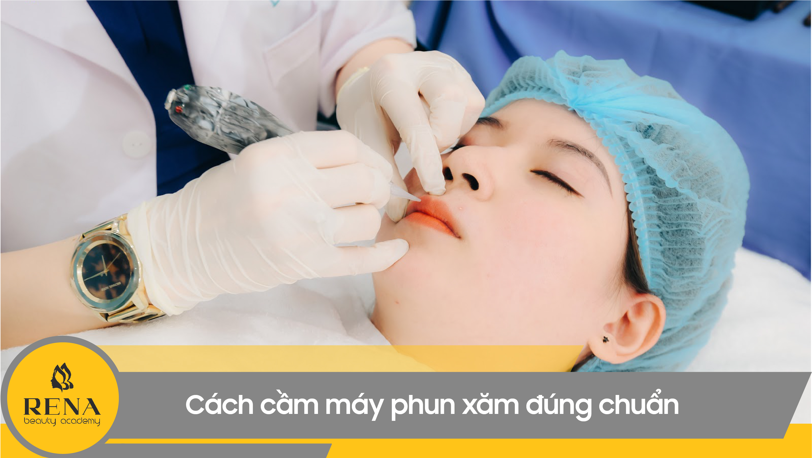 Cách cầm máy phun xăm đúng chuẩn của Kỹ thuật viên chuyên nghiệp