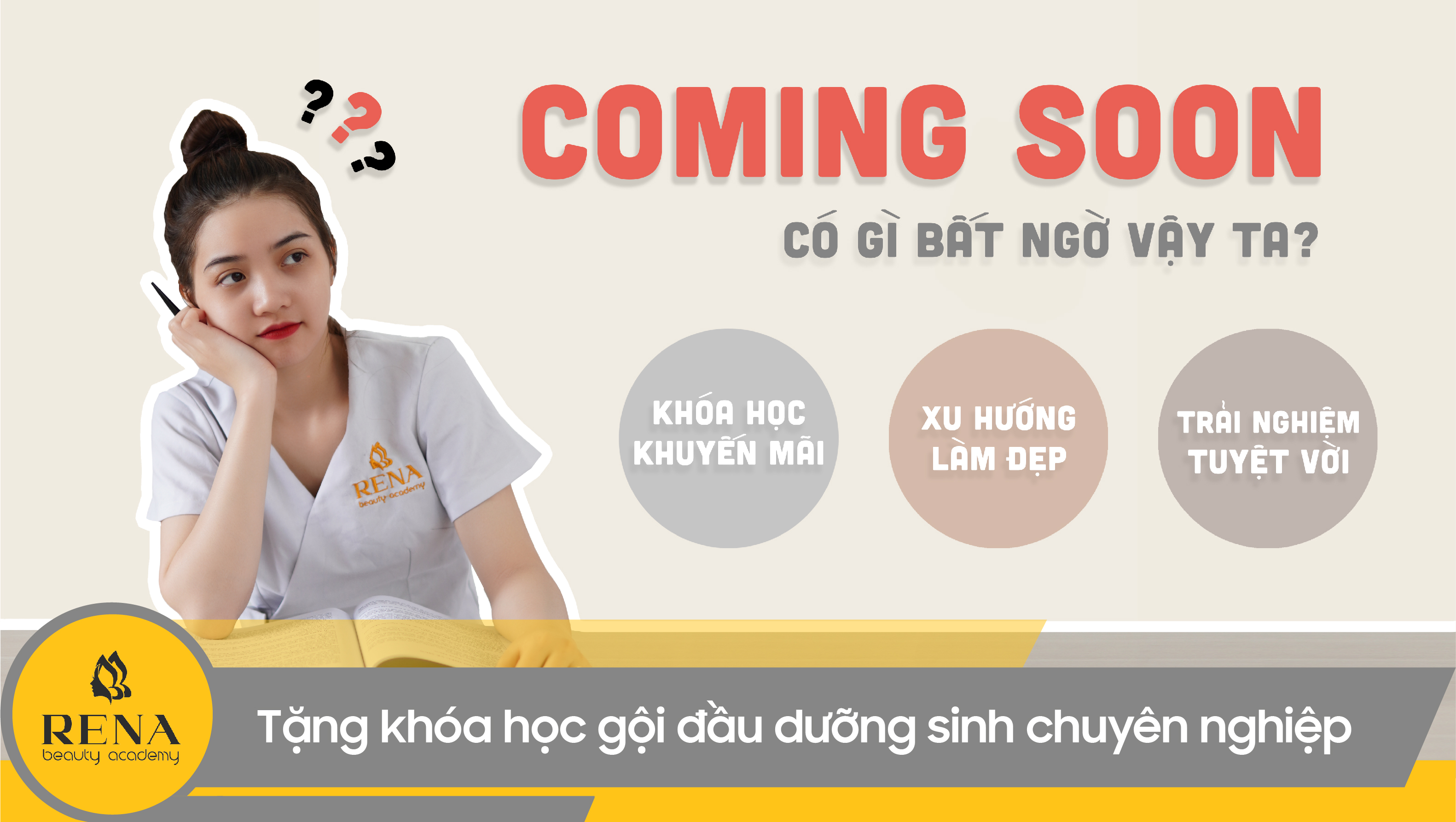 Tặng khóa học gội đầu dưỡng sinh chuyên nghiệp khi đăng ký lớp Kỹ thuật viên Spa tại Rena Beauty Academy