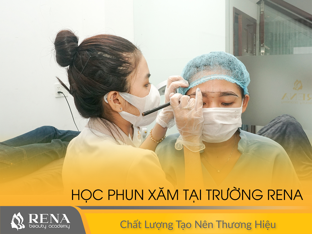 Tại sao nên chọn khóa học phun xăm cấp tốc tại Trường RENA?