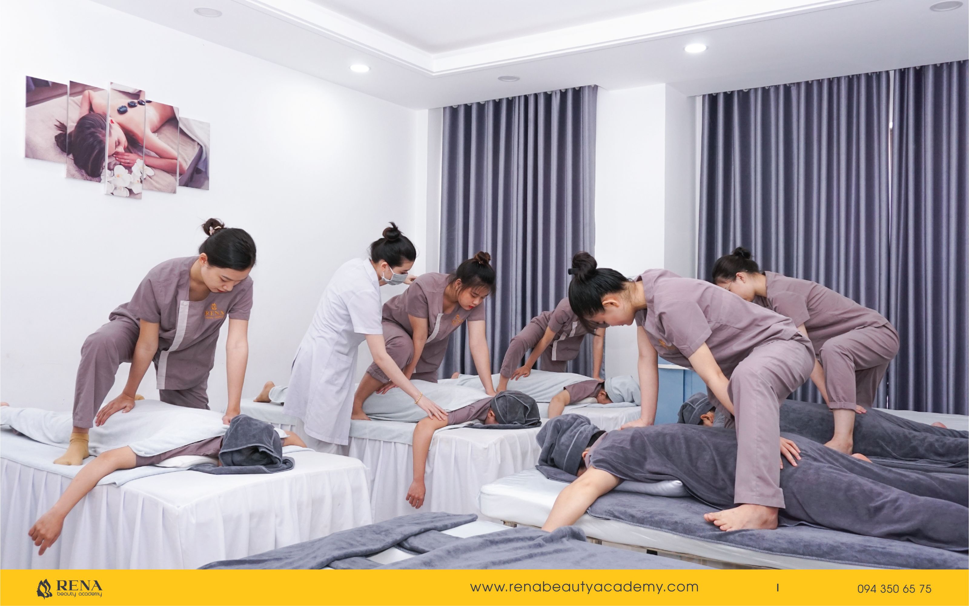 Khóa học spa chăm sóc da chuyên nghiệp TRỌN GÓI tại RENA